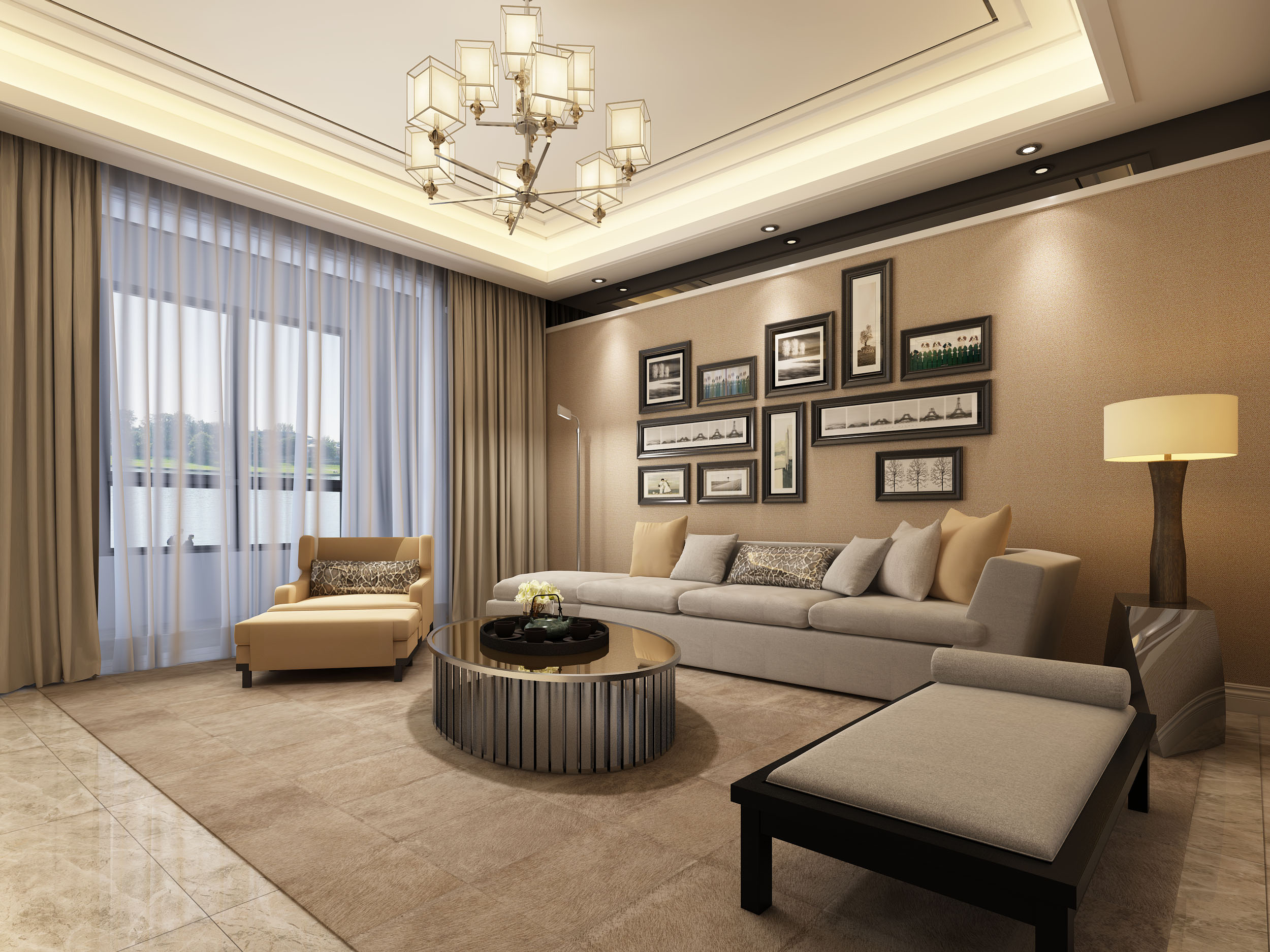 貴陽未來方舟大平層,現(xiàn)代風(fēng)格裝修設(shè)計(jì)案例!